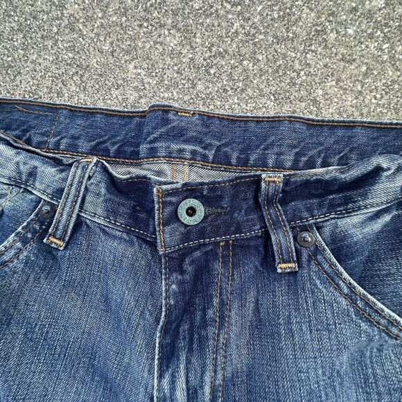 Vintage Polo Ralph Lauren Jeans Mens 34x32 Thompson Loose Fit Slouchy Leg Denim - Picture 6 of 11